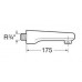 Roca vanový výtok s perlátorem 3/4" 175 mm chrom 7526314110