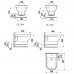 Jika CUBITO Bidet závěsný s postranními otvory JikaPerla 8.3142.2.100.304.1