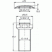 IDEAL Standard Tonic Guest odtokový ventil s krytkou chrom A3489AA