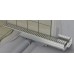 ALCAPLAST Flexible Low Podlahový žlab 850 mm s okrajem pro perforovaný rošt APZ104-850
