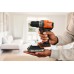 Black & Decker BCD382D1XC Vrtací šroubovák (45Nm/18V/1x2,0Ah)