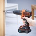 Black & Decker BDCHD18BAFC Aku příklepová vrtačka (40Nm/18V/2x1,5Ah), kufr + příslušenství