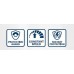 BOSCH GWS 850 CE Úhlová bruska 125 mm+diamantový dělicí kotouč, 0.615.990.J21