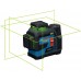 BOSCH GLL 12V-100-33 CG PROFESSIONAL Čárový laser, L-BOXX 136, GBA 12V 2.0Ah 0601065401