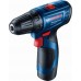 BOSCH GSR 120-LI PROFESSIONAL Aku vrtací šroubovák 2x 12V 2.0Ah + 23dílná sada bitů 06019G8002