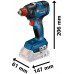 BOSCH GDX 18V-200 Akumulátorový rázový utahovák, L-Boxx 06019J2205