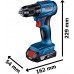 BOSCH GDX 18V-285 + GSR 185-LI + 2× 2,0 Ah + GAL 18V-20 + pouzdro PROFESSIONAL 06019N2123
