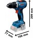 BOSCH GSR 18V-65 PROFESSIONAL Vrtací šroubovák, 2× ProCORE 4.0Ah, L-Boxx 06019N3206