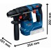 BOSCH GBH 18V-18 PROFESSIONAL Vrtací kladivo s SDS plus, kufr, 2× GBA 4,0 Ah 0611927002