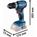BOSCH PROFESSIONAL Sada 2 ks 18V nářadí: GSB + GDR + 2× 4 + GAL 0615A50069