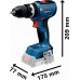 BOSCH PROFESSIONAL GSB 18V-65 + GWS 18V-8 + (2× GBA 4,0 Ah+GAL 18V-40+brašna) 0615A5008Z