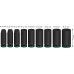 BOSCH Sada PRO Impact Socket Set, 1”, hluboké, 9 ks 2608003040