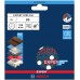 BOSCH Brusný kotouč EXPERT O780 s fólií, 125 mm, G80, 6ks 2608902400