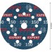 BOSCH Brusný kotouč EXPERT O780 s fólií, 125 mm, G150, 6ks 2608902402