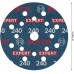 BOSCH Brusný kotouč EXPERT O780 s fólií, 125 mm, G240, 6ks 2608902404
