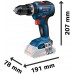 BOSCH GSB 18V-55 PROFESSIONAL Akumulátorový kombinovaný šroubovák 06019H5302