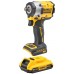 DeWALT DCF921D2T Aku rázový utahovák 1/2" (406 Nm/18V/2x2,0Ah) kufr Tstak