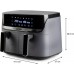 DOMO Dvojitá horkovzdušná fritéza 4+4 l - digitální DO552FR
