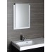 SAPHO EMA 22456 zrcadlo s přesahem s LED osvětlením 50x70cm, bílá
