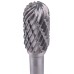 EXTOL INDUSTRIAL fréza karbidová, válcová s kulovým čelem, pr.10x20mm/stopka 6mm 8703724