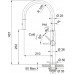 Franke FC 4169.505 PESCARA Kuchyňská baterie, celoner. měděná -sprcha/proud 115.0741.698