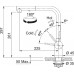 Franke FC 4171.501 ATLAS NEO Kuchyňská baterie, celonerez -sprcha/proud 115.0741.710