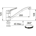 Franke FB 250 BASIC NEW kuchyňská baterie, chrom 115.0707.619