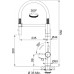 Franke Vital Tap Filtrační baterie, Chrom/Gun Metal 120.0621.230