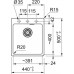Franke MRG 610-39 FTL Dřez, Matná černá 440x500 ,sifon 114.0661.448