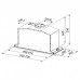 Franke Box Plus Glass FBI 537 XS/WH Odsavač par, bílá/nerez 305.0528.071