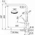Franke FC 3834 ATLAS NEO Dřezová baterie, Celonerez 115.0521.435