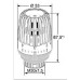 HEIMEIER termostatická hlavice K s nulovou polohou 7000-00.500 bílá