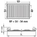 Kermi Therm X2 Profil-kompakt deskový radiátor 10 400 / 1200 FK0100412