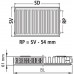 Kermi Therm X2 Profil-kompakt deskový radiátor 11 300 / 1200 FK0110312