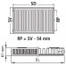 Kermi Therm X2 Profil-kompakt deskový radiátor 11 600 / 500 FK0110605