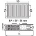 Kermi Therm Profil-Kompakt deskový radiátor 33 200 / 1000 FK0330201001NXK