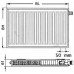 Kermi Therm X2 Profil-V deskový radiátor 11 900 / 1100 FTV110901101R1K
