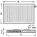 Kermi Therm X2 Profil-V deskový radiátor 12 500 / 1400 FTV120501401R1K