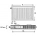 Kermi Therm X2 Profil-V deskový radiátor 22 500 / 1000 FTV220501001L1K