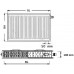 Kermi Therm X2 Profil-V deskový radiátor 22 500 / 1200 FTV220501201R1K