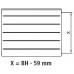Kermi Therm X2 LINE-K kompaktní deskový radiátor 11 305 x 505 PLK110300501N1K
