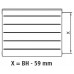 Kermi Therm X2 LINE-K kompaktní deskový radiátor 33 405 x 805 PLK330400801N1K