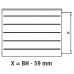 Kermi Therm X2 LINE-K kompaktní deskový radiátor 33 305 x 405 PLK330300401N1K