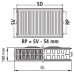 Kermi Therm X2 Profil-Kompakt deskový radiátor 22 400 / 1000 FK0220410
