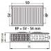 Kermi Therm X2 Profil-Kompakt deskový radiátor 22 600 / 1000 FK0220610