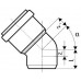 OSMA KGB kanalizační koleno 45° DN 125, 221220