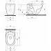 KOLO Ego by Antonio Citterio stojící klozet s hlubokým splachováním, 6l, odpad vodorovný, Reflex K13000900