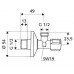 SCHELL COMFORT Rohový regulační ventil, chrom 1/2"x1/2" 052170699