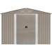 Riwall RMSA 12x10 Brown - zahradní domek kovový 3 x 3,7 m SD-X1210-H170C-B