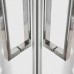 ROLTECHNIK Čtvrtkruhový sprchový kout s dvoudílnými posuvnými dveřmi ECR2N/900 brillant/transparent 561-9000000-00-02